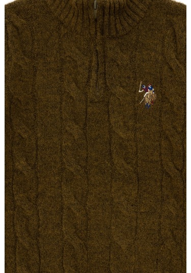 U.s. Polo Assn. Erkek Çocuk Haki Kazak /triko 50297422-vr027 Haki