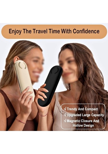 Novahub Silikon Seyahat Çantası - Nefes Alabilir, Manyetik Kapaklı Pembe Pembe