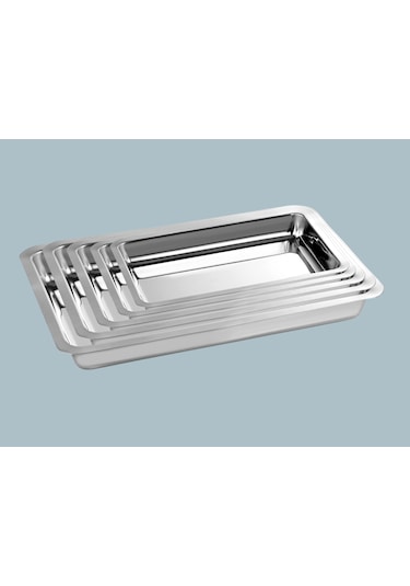 Yiğitsan Çelik Meze Küveti Kabı No:4 43*28*5 Cm