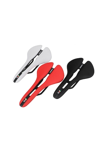 Suntek Bisiklet Koltuğu Eyer Yarış Yolu Bisiklet İçi Boş - Beyaz