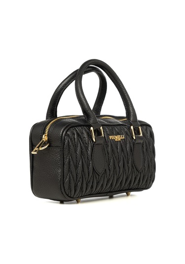 D28 Black Portföy Çantası Kadın Cecıle Piumelli Milano Bag D28 Black