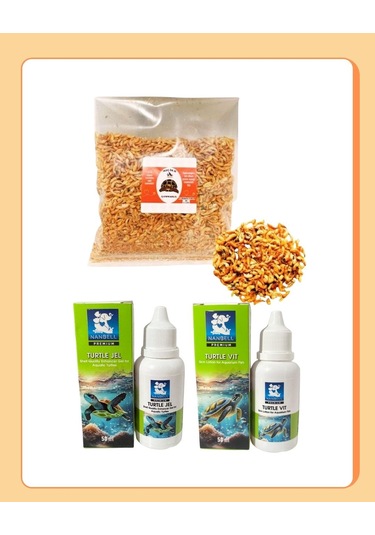 Miçiko 20gr Saf Gammarus + Kaplumbağa Bakım Seti