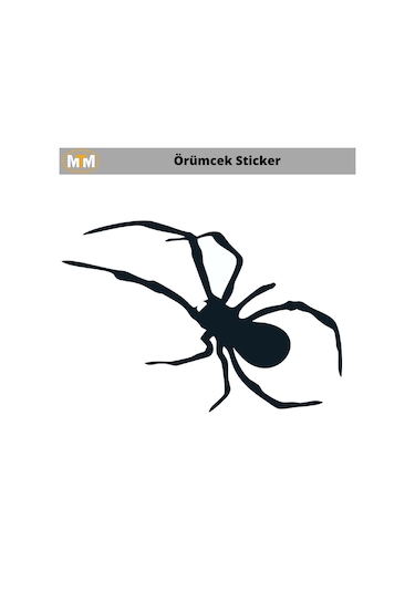 Örümcek Oto Sticker 15 Cm