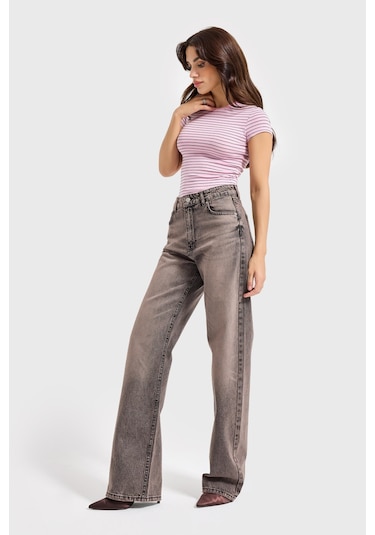 Itsbasic Kadın Kahve Kot Rengi Doris 4s6-166 Straight Fit Yüksek Bel %100 Koton Denim Jean Kahve-kot Itsbasic Kadın Kahve Kot Rengi Doris 4s6-166 Straight Fit Yüksek Bel %100 Koton Denim Jean Kahve-kot