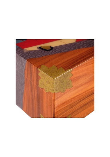 Gentili Emilio Desenli Ahşap Kaplama Humidor 373047