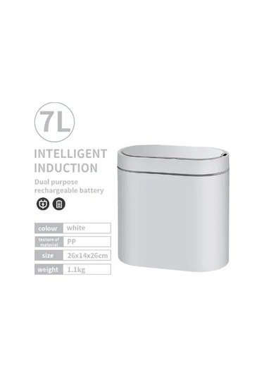 Maoyaya 7l Akıllı Sensörlü Çöp Tenekesi, Otomatik Ev Çok Renkli Çok Renkli