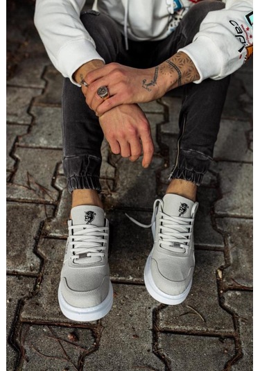 Knack Yüksek Taban Günlük Süet Ayakkabı 040 Taş 001