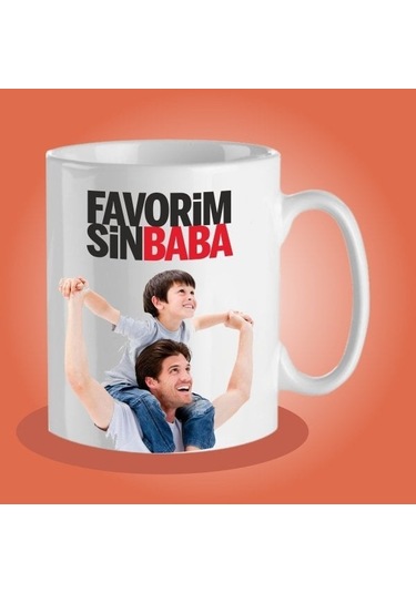 Babalar Günü Resim Baskılı Kupa Bardak-7