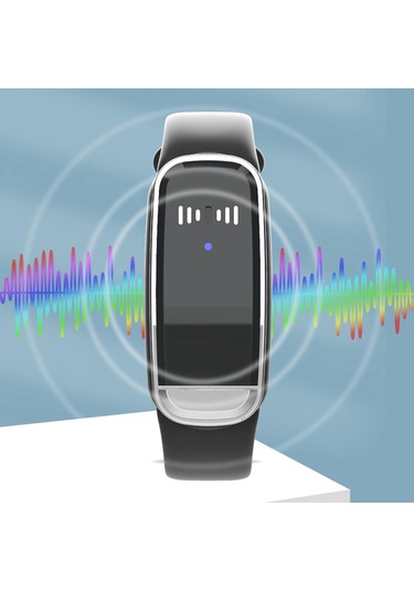 Homyl Ultrasonik Kovucu Bileklik Yürüyüş Için Akıllı Siyah