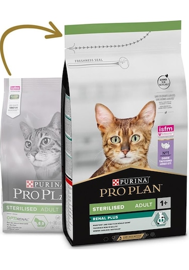 Purina Pro Plan Sterilised Hindi Etli ve Tavuklu Kısırlaştırılmış Yetişkin Kedi Maması 3 KG