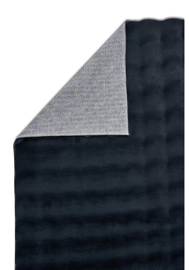 Yünteks Bubble Kabartmalı Peluş Post Halı 90x150 Antrasit