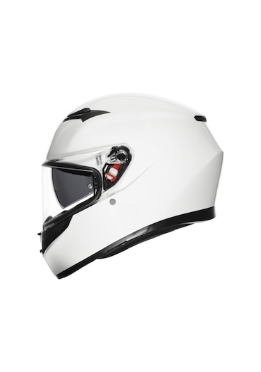 Agv K3 Mplk Configuration Mono White Kapalı Kask Beyaz