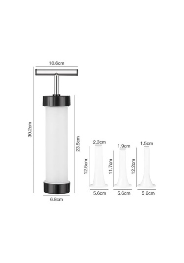 El Krank Manuel Sosis Doldurucu Ev Yapımı Sosis Makinesi Taşınabilir Mutfak Black Siyah