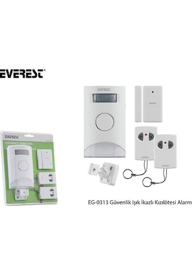 Alarm - Everest - Eg-0313 - Işık İkazlı Kızıl Ötesi - Kumandalı