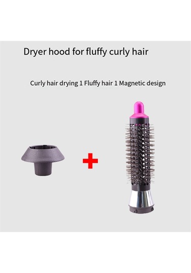 Xurunkeji 38mm Silindir Tarak Laifen Saç Kurutma Makinesi Rüzgar Başlığı Aksesuarları Hava Nozulu Aksesuarları Gül Kırmızı