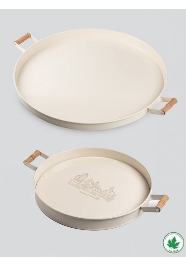 Lin Metal 51cm + 37cm Tepsi Krem LINMETAL.022 Krem