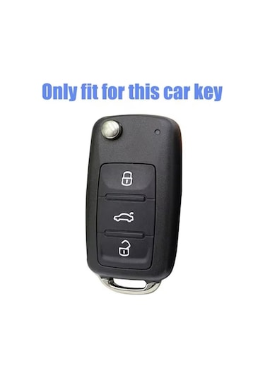 Volkswagen Transporter Anahtar Kılıfı Siyah-silver