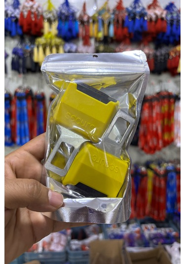 Emniyet Kemeri Uzatıcı Aparat, Evrensel Uyumlu, Sarı Renk