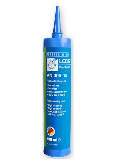 WEICONLOCK® AN 305-18 Sızdırmazlık Malzemesi 300 ml, kırmızı