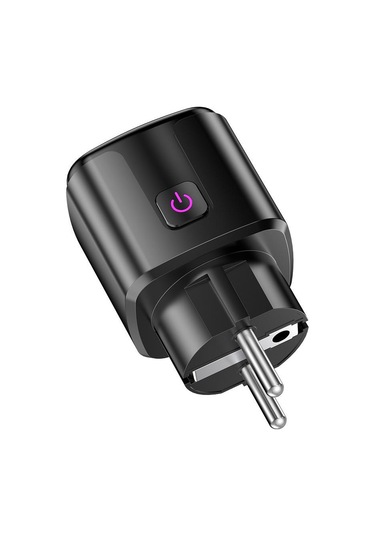 Tuya Akıllı Wifi Bluetooth Ab Fişi 20a Soket Güç İzleme Zamanlayıcı Çıkış Çocuk Kilidi Google Home Alice Smartthings Alexa Siyah