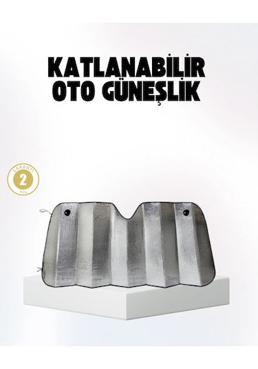 Otomobil Güneşliği Katlanabilir Tasarım Ve Süngerli Isı Yalıtımı