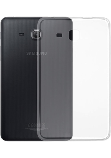 Samsung Uyumlu Galaxy Tab A T280 7" Kılıf Şeffaf Silikon Arka Kapak