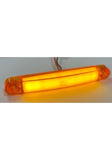 12 Adet Neon Led Lamba Slim Model Turuncu 12-24 Volt