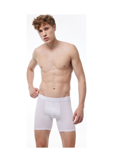Malabadi Erkek Siyah Beyaz Gri 3 Lü Paket Modal Uzun Boxer 010 Siyah-beyaz-gri