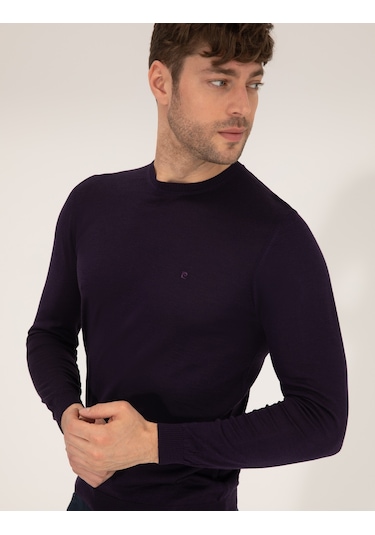 Pierre Cardin Erkek Mor Kazak /triko 50257301-vr038 Mor