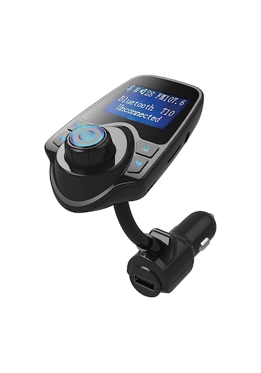 Hello T10 Led Ekranlı Usb-aux-sd-bluetooth Destekli 2.1a Fm Transmitter 4172