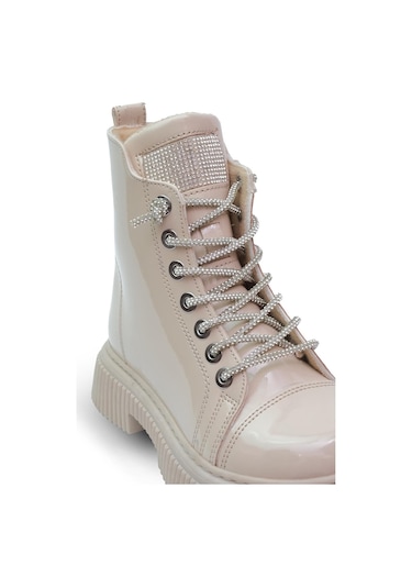 Kaptan Junior Kız Çocuk Botu Poyk 560 Krem