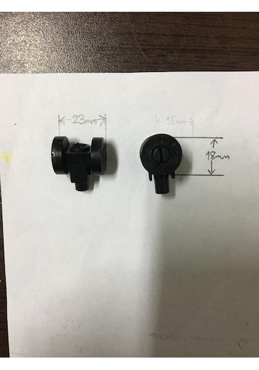 AKORDEON KAPI TEKERLEĞİ 18mm, 5 ADET.