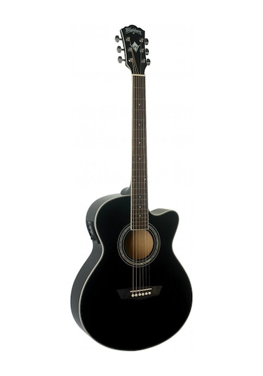 Washburn EA12B Mini Jumbo Elektro Akustik Gitar