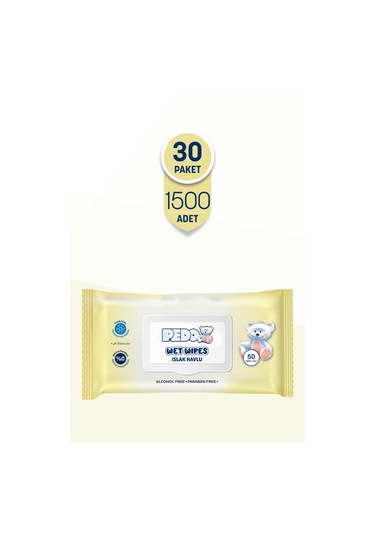 Pedo Klasik Islak Mendil 50'li 30 Paket