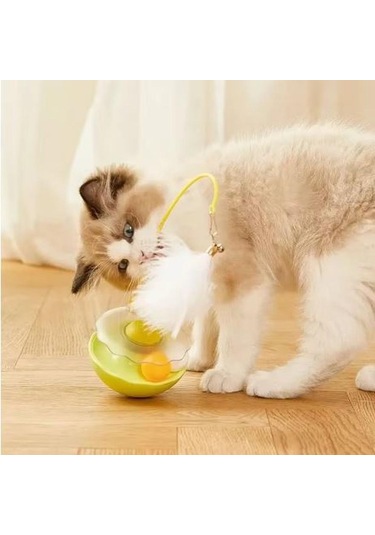 Busstier Catnipli Denge Toplu Kedi Oyuncağı Tüylü Çanlı Hacıyatmaz Tasarım