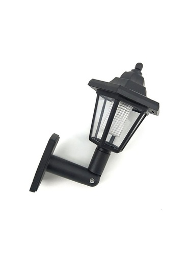 Ulzyvf Güneş Paneli L-ed Sensör Duvar Işığı, Altıgen Lamba, Sıcak Beyaz, Yol Bahçe Çit Lambası Sıcak Beyaz