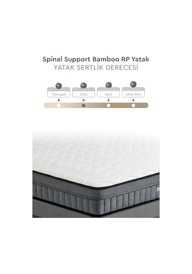 Yataş Bedding Spinal Support Bamboo Pocket Yaylı Ortopedik Yatak 100x200 cm