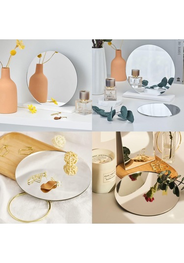 30 Cm Çap Çerçevesiz Yuvarlak Ayna