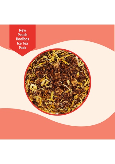 Peach Rooibos Ice Tea Pack - Soğuk Çay Paketi, 5x20 Gr