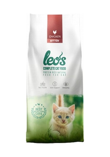 Leos Tavuklu Yavru Kedi Maması 10 x 1 KG