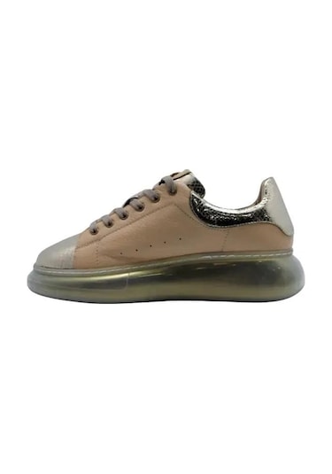 Poletto Hakiki Deri Sıyah Sneaker Düz 777 01-998 Siyah