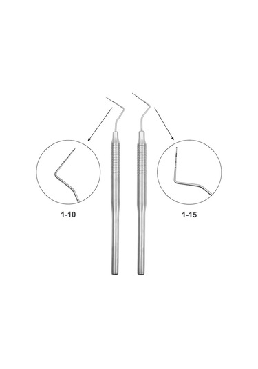 Diş Periodontal Probu Ölçekli 1-10 1-15 Paslanmaz Çelik Explorer Probu Enstrüman Diş Hekimi Diş Temiz Hijyen Araçları Orange