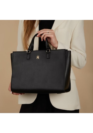 Tommy Hilfiger Kadın Çapraz Askılı Çanta Aw0aw16681bds Siyah