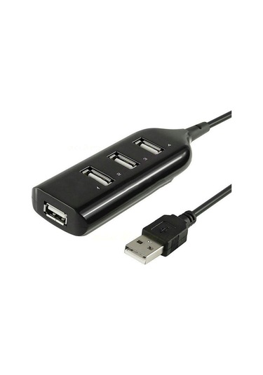 4 Bağlantı Noktası Usb 2.0 480 Mbps Yüksek Hızlı Usb Hub Dizüstü Bilgisayar Pc İnce Küçük Mini