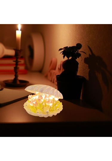 Suntek Lambası Dıy Malzemesi, Nightlight Dekorasyon Süs Başucu Beyaz Çok Renkli