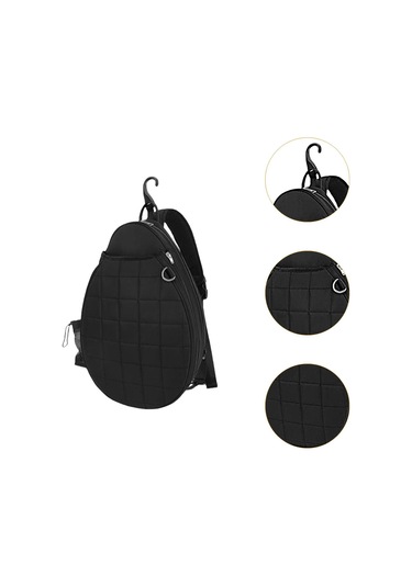 Suntek Erkekler Kadınlar İçin Tenis Çantası Siyah