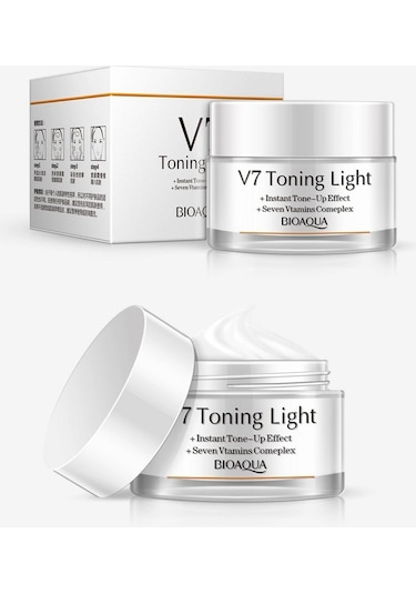 Bioaqua V7 Toning Light Beyazlatıcı Aydınlatıcı Nemlendirici Krem 50 ML