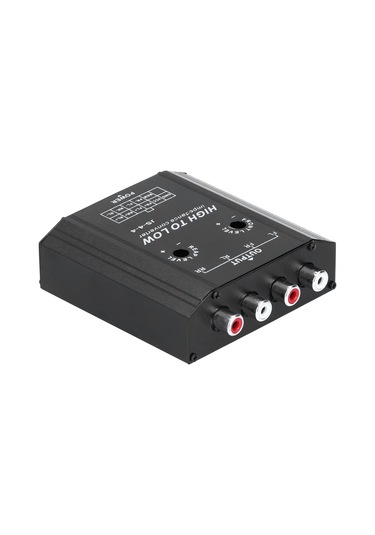 Reedark 4 Kanal Oto Ses Yüksekten Düşük Frekans Filtresi Dönüştürücü - Gürültü Engelleme, Rca Çıkışlı, Hızlı Isı Dağıtımı