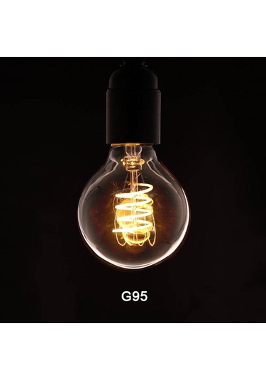 Retro Led Filament Ampul 220v E27 G95
