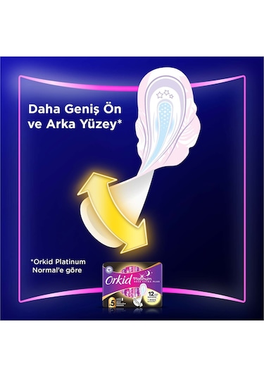 Orkid Platinum Ultra Ekonomik Hijyenik Ped Gece & Gündüz 3 x 24'lü